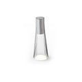 Flameless Candle Table Lamp in Clear or Brown