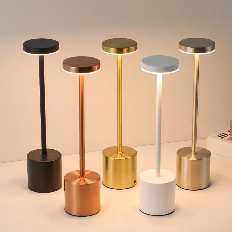 Classic Metal Touch Lamp with Three Brightness Levels