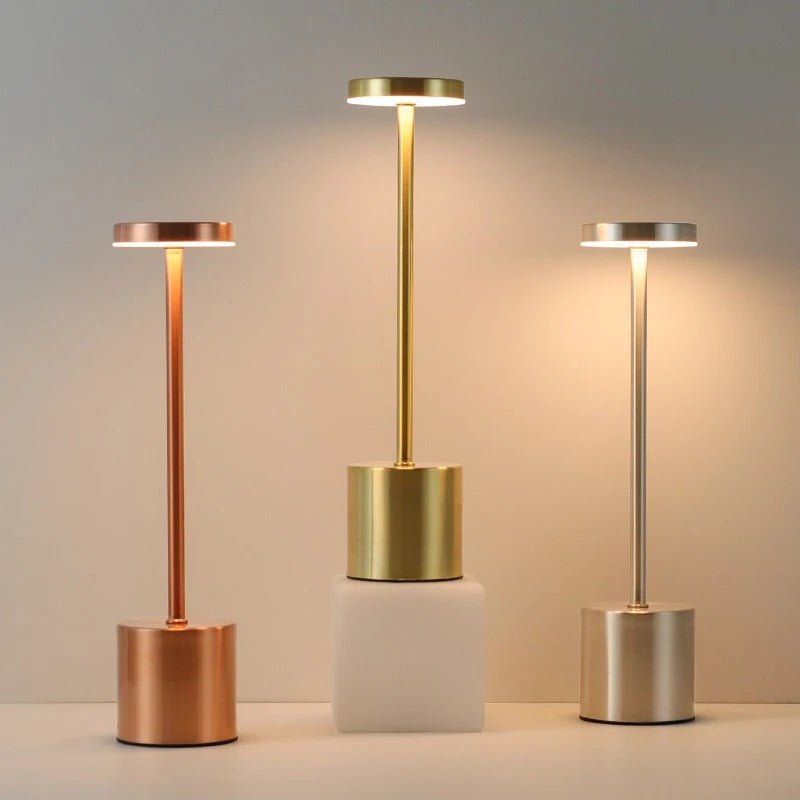 Classic Metal Touch Lamp with Three Brightness Levels