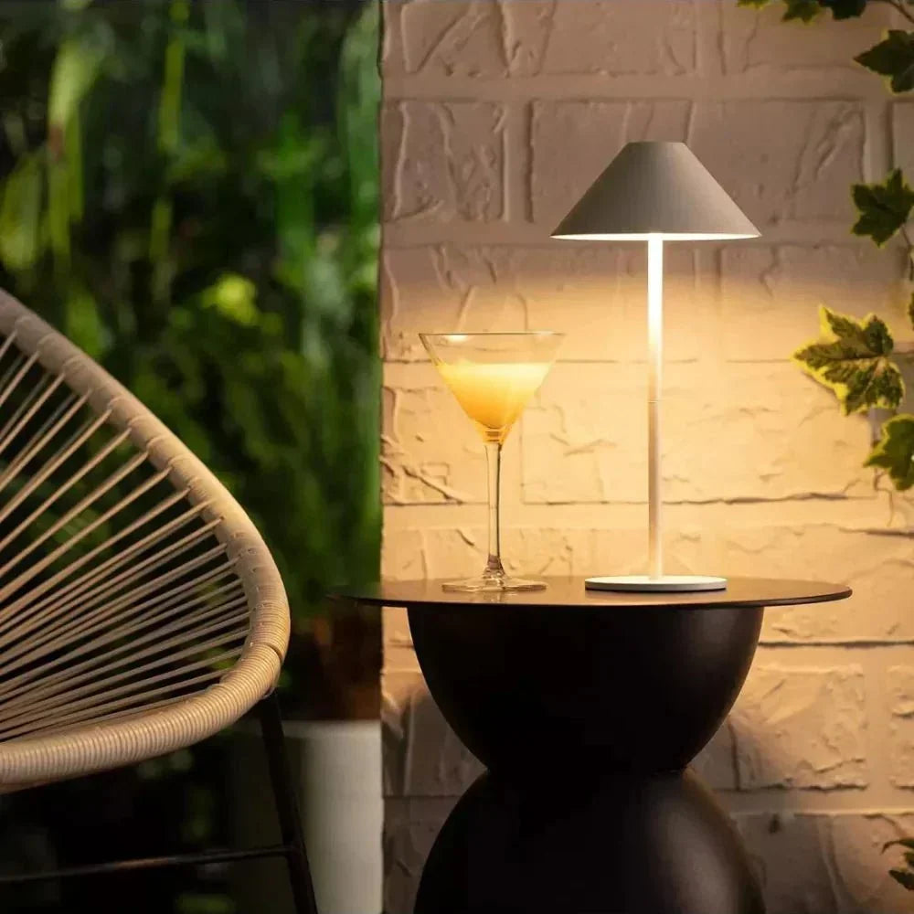 Cone Table Lamp for Bedside Reading