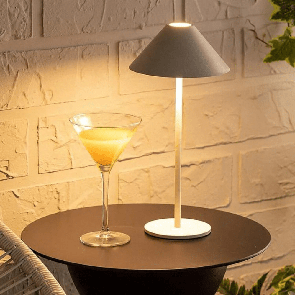 Cone Table Lamp for Bedside Reading
