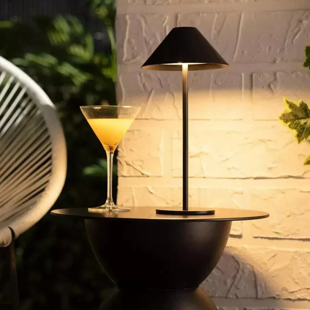Cone Table Lamp for Bedside Reading