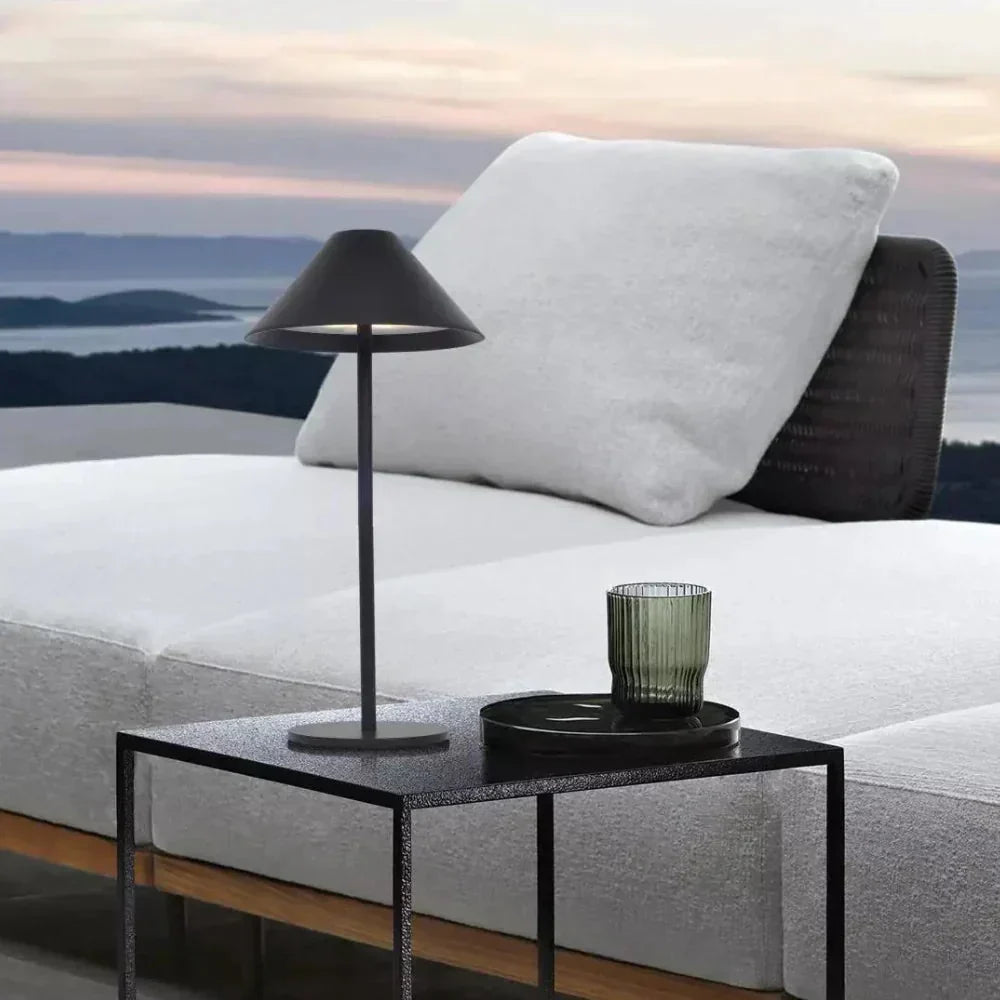 Cone Table Lamp for Reading and Bedside Use