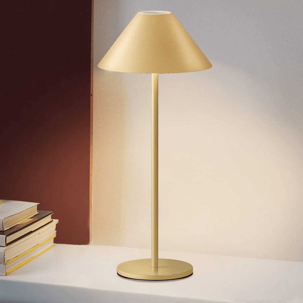 Cone Table Lamp for Reading and Bedside Use