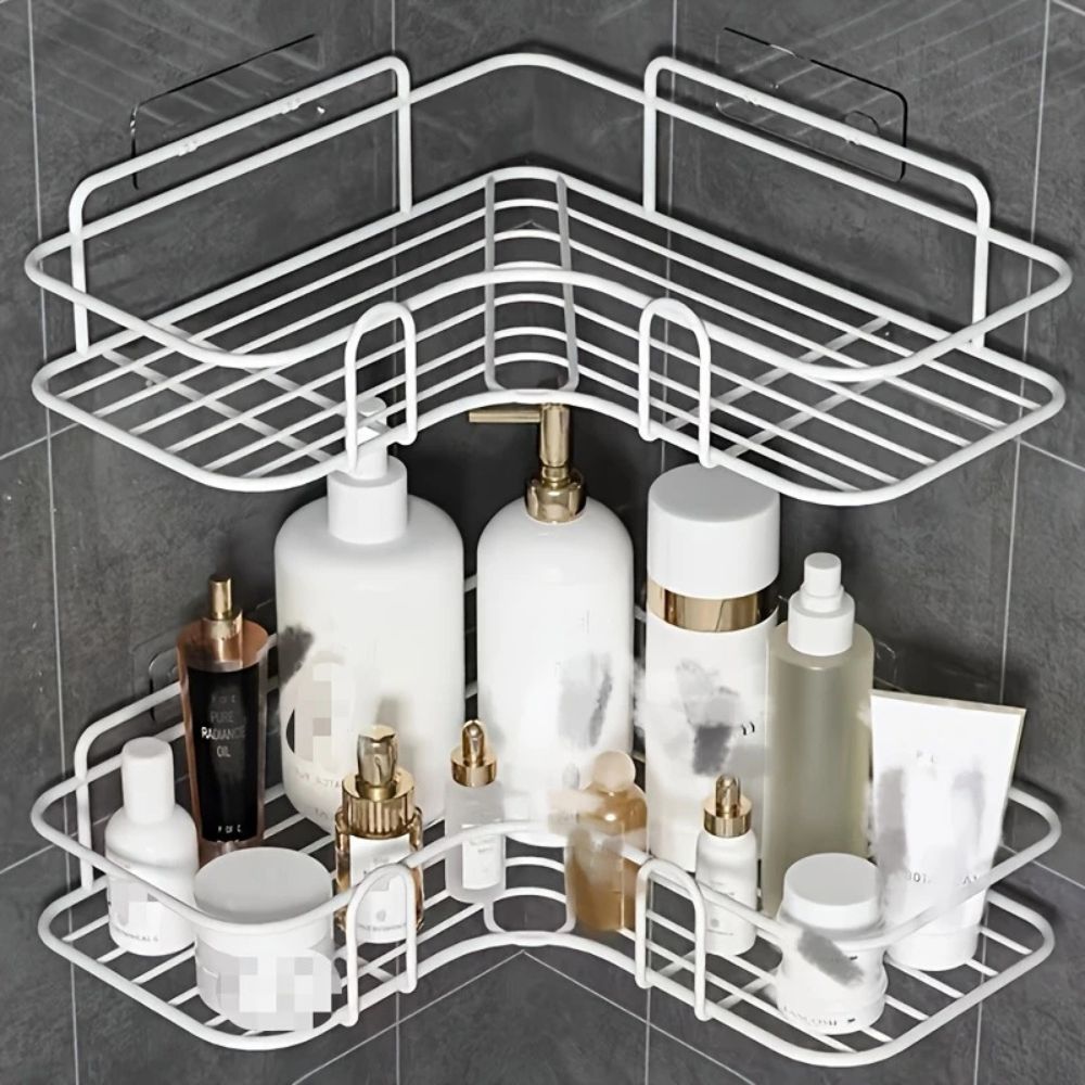 No-Drill Corner Shower Caddy