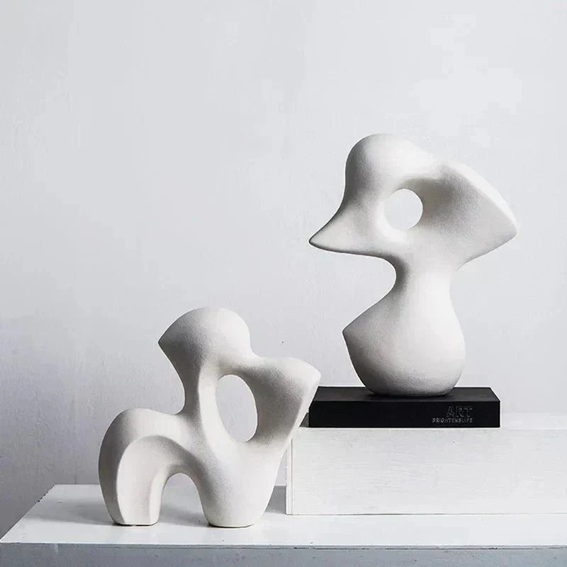 Abstract Ceramic Sculpture in Eight Designs