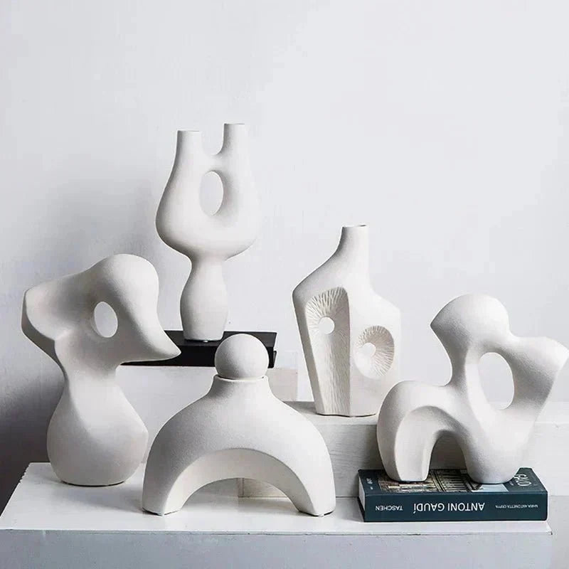 Abstract Ceramic Sculpture in Eight Designs