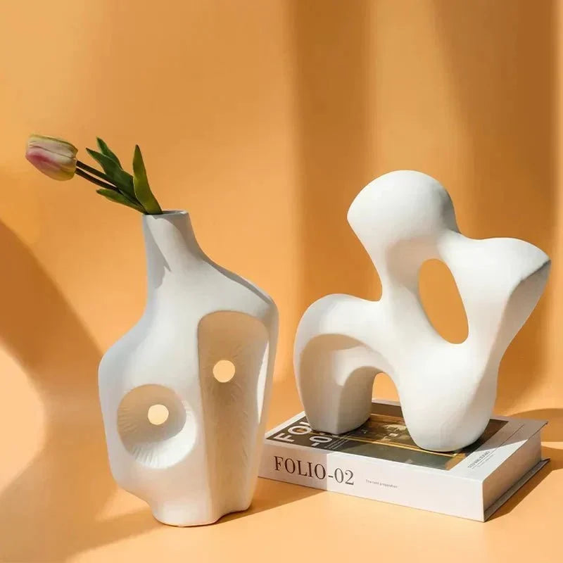 Abstract Ceramic Sculpture in Eight Designs
