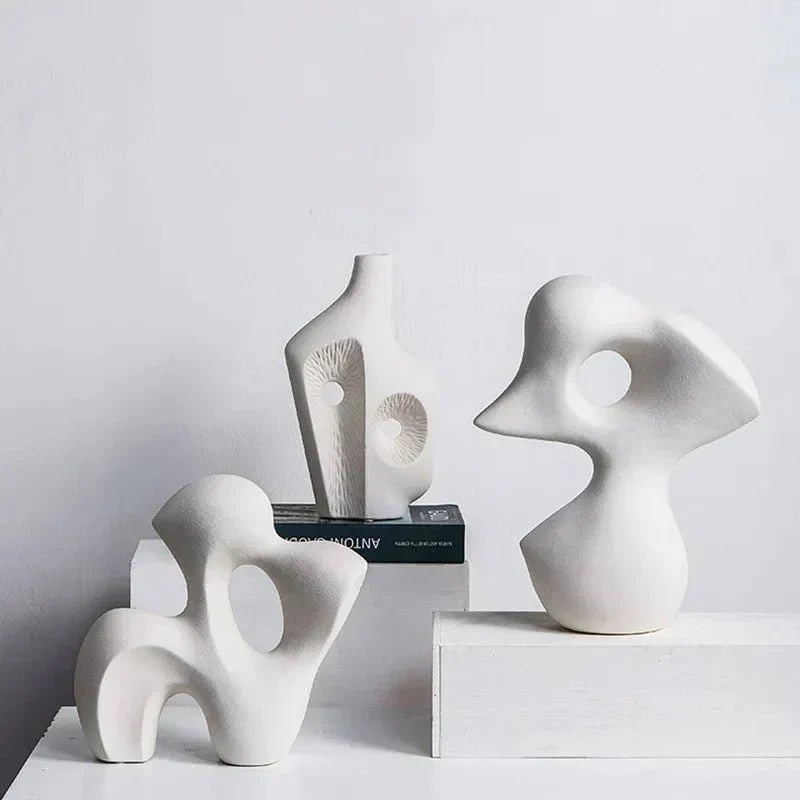 Abstract Ceramic Sculpture in Eight Designs