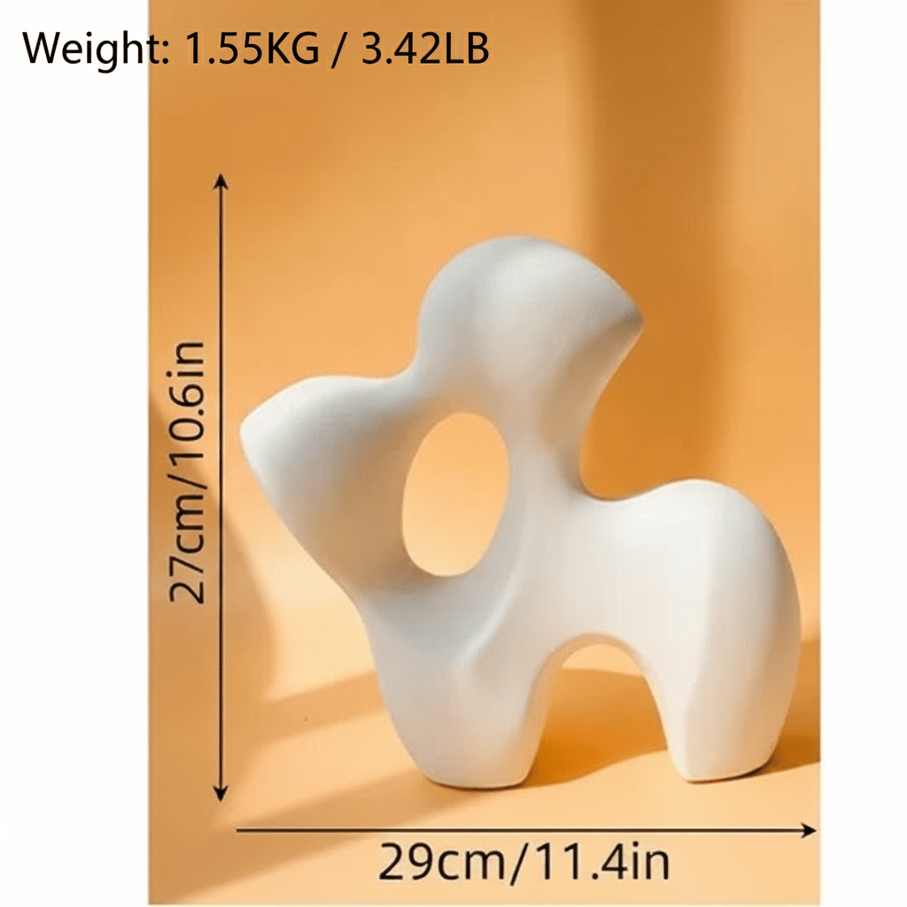 Abstract Ceramic Sculpture in Eight Designs