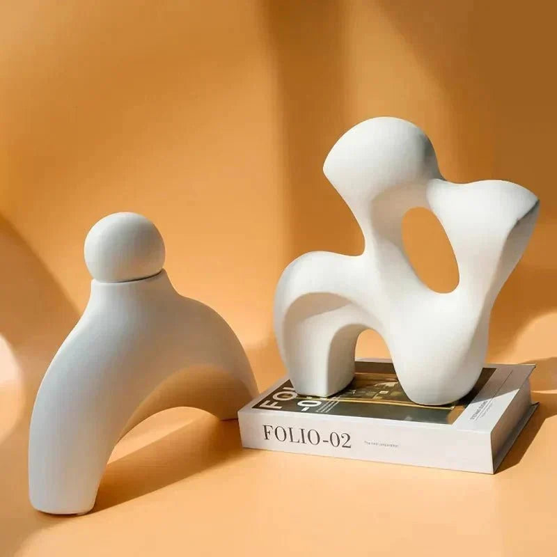 Abstract Ceramic Sculpture in Eight Designs
