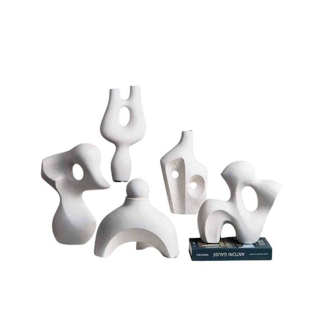 Abstract Ceramic Sculpture in Eight Designs