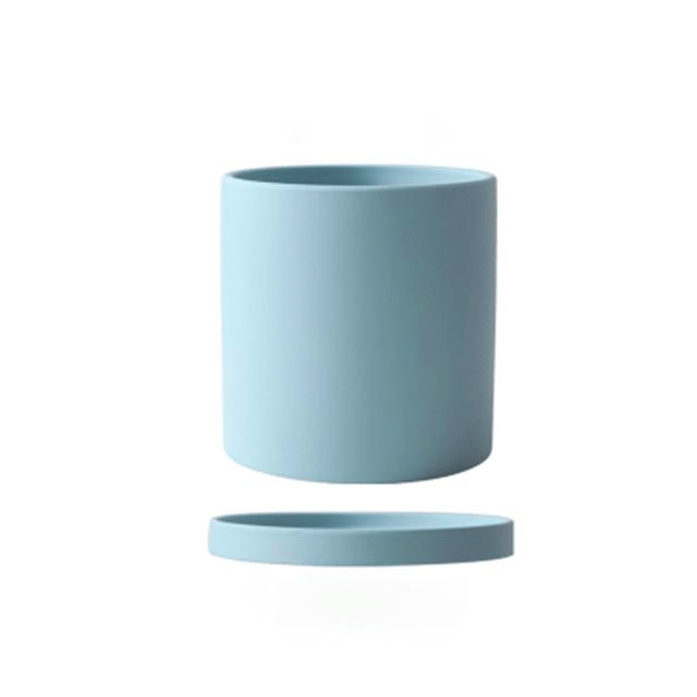Ceramic Planter with Drainage Hole and Saucer