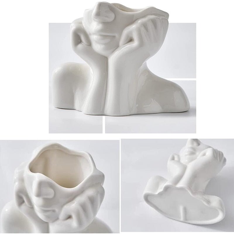 Sculptural Ceramic Vase in Four Forms