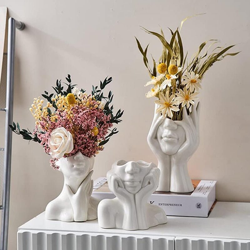 Sculptural Ceramic Vase in Four Forms