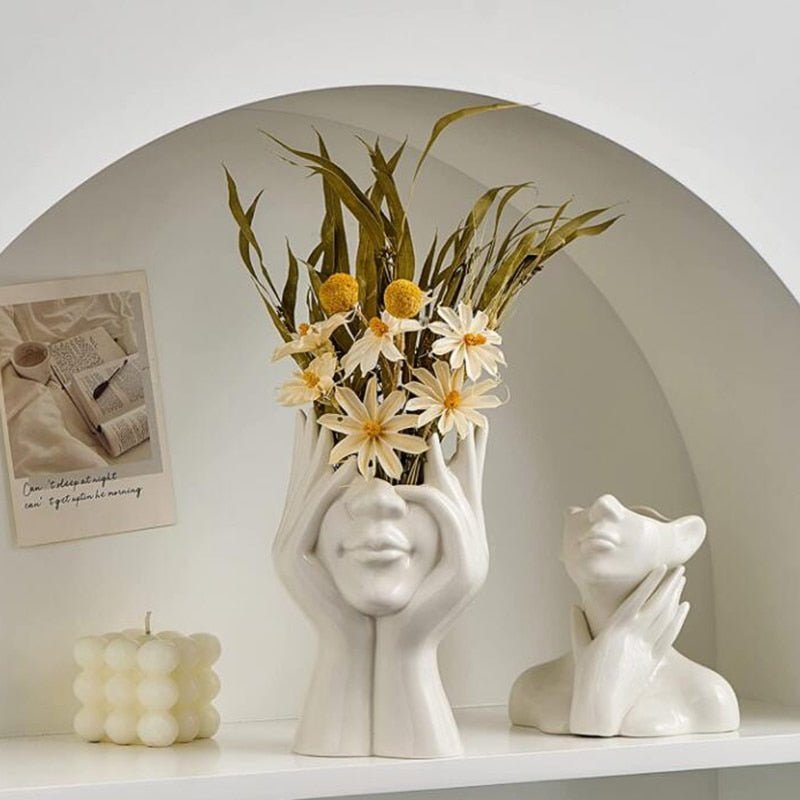 Sculptural Ceramic Vase in Four Forms
