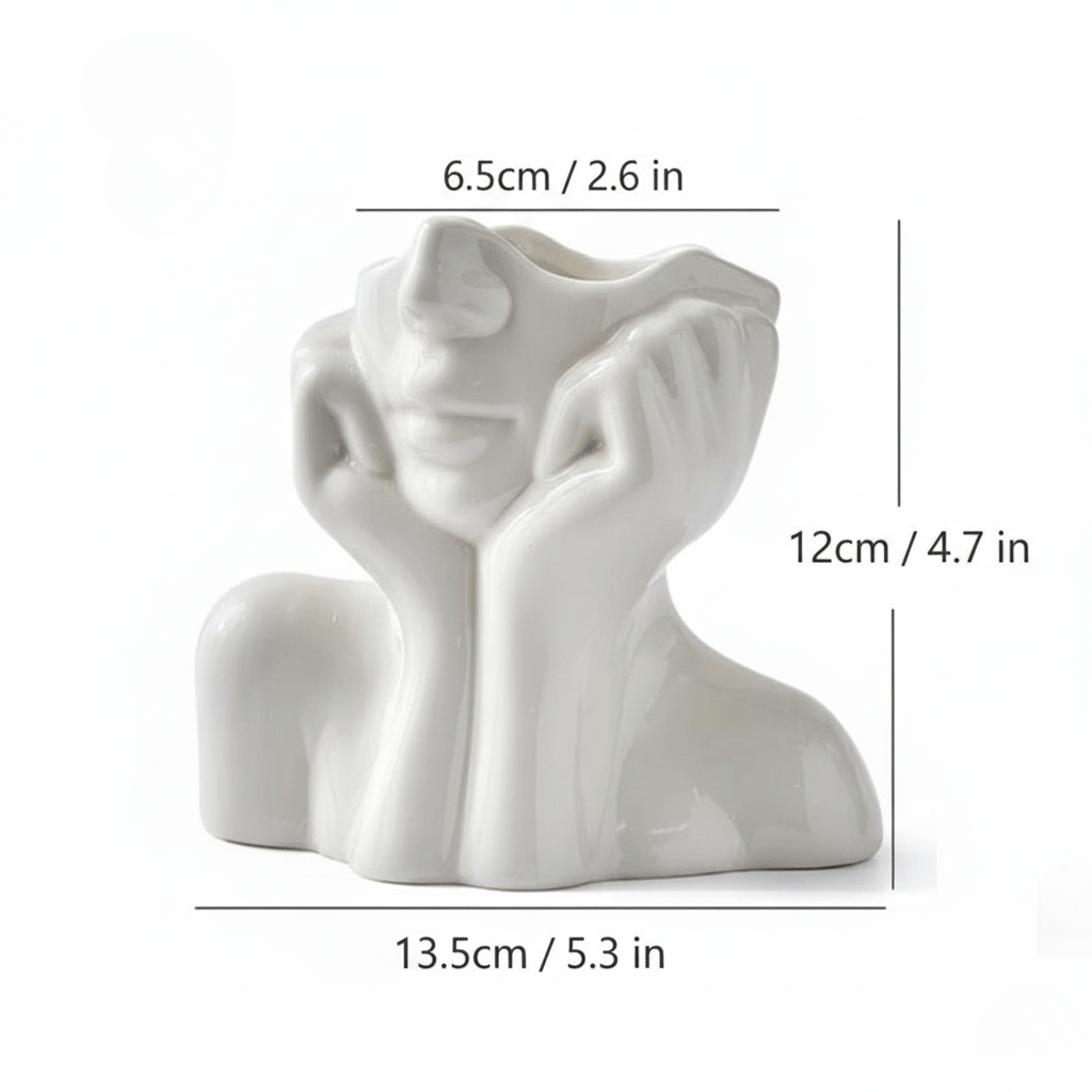Sculptural Ceramic Vase in Four Forms