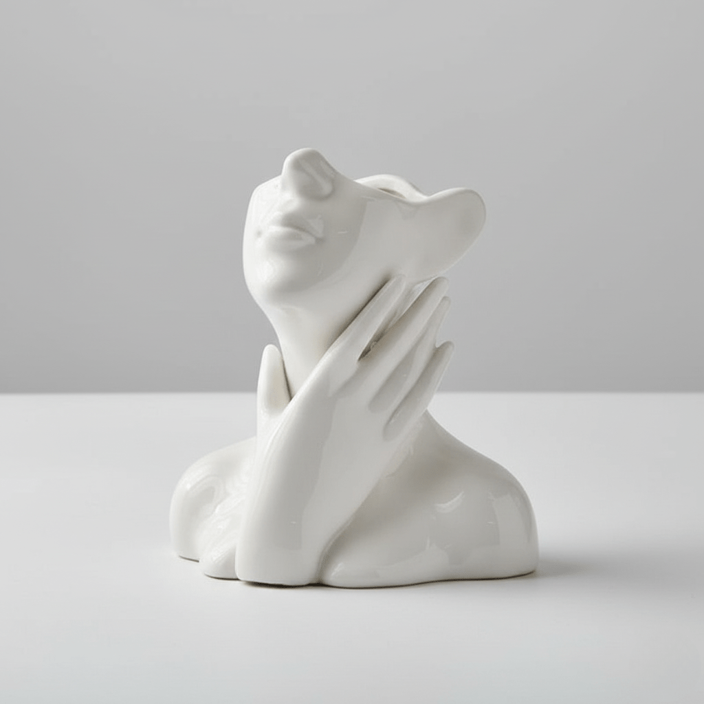 Sculptural Ceramic Vase in Four Forms