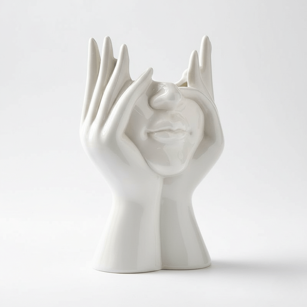 Sculptural Ceramic Vase in Four Forms