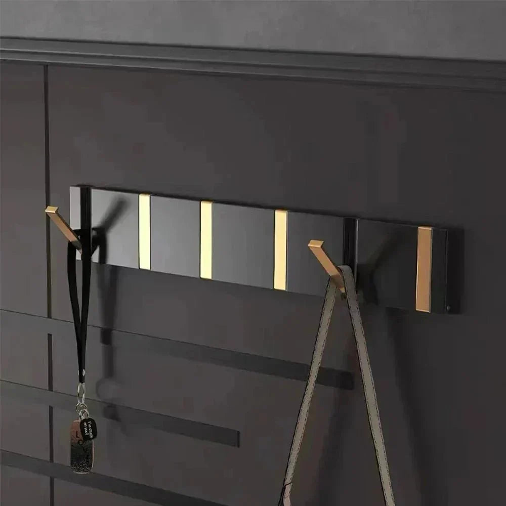 Foldable Stainless Steel Wall-Mounted Hook Rail
