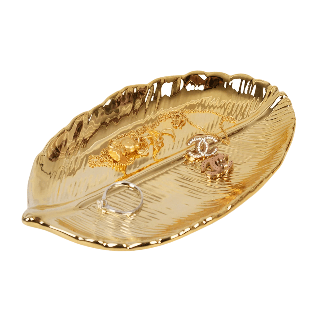 Metallic Ceramic Decorative Tray