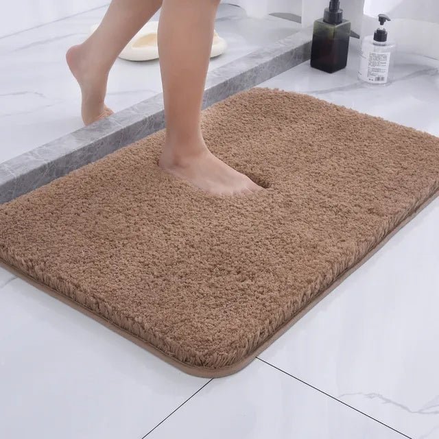 Plush Microfiber Bath Mat in Three Sizes