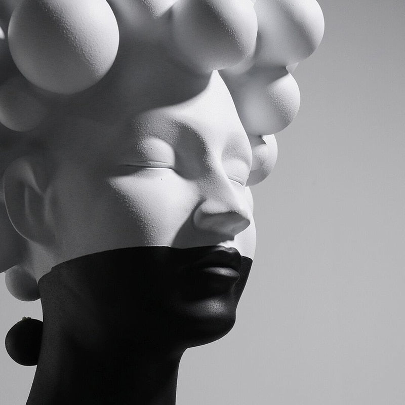 Abstract Resin Figure Sculpture