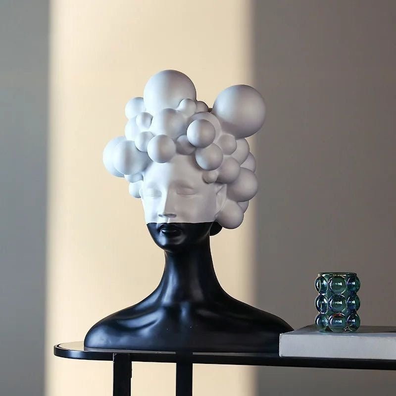 Abstract Resin Figure Sculpture