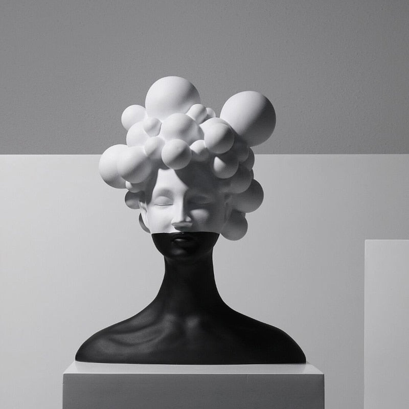 Abstract Resin Figure Sculpture