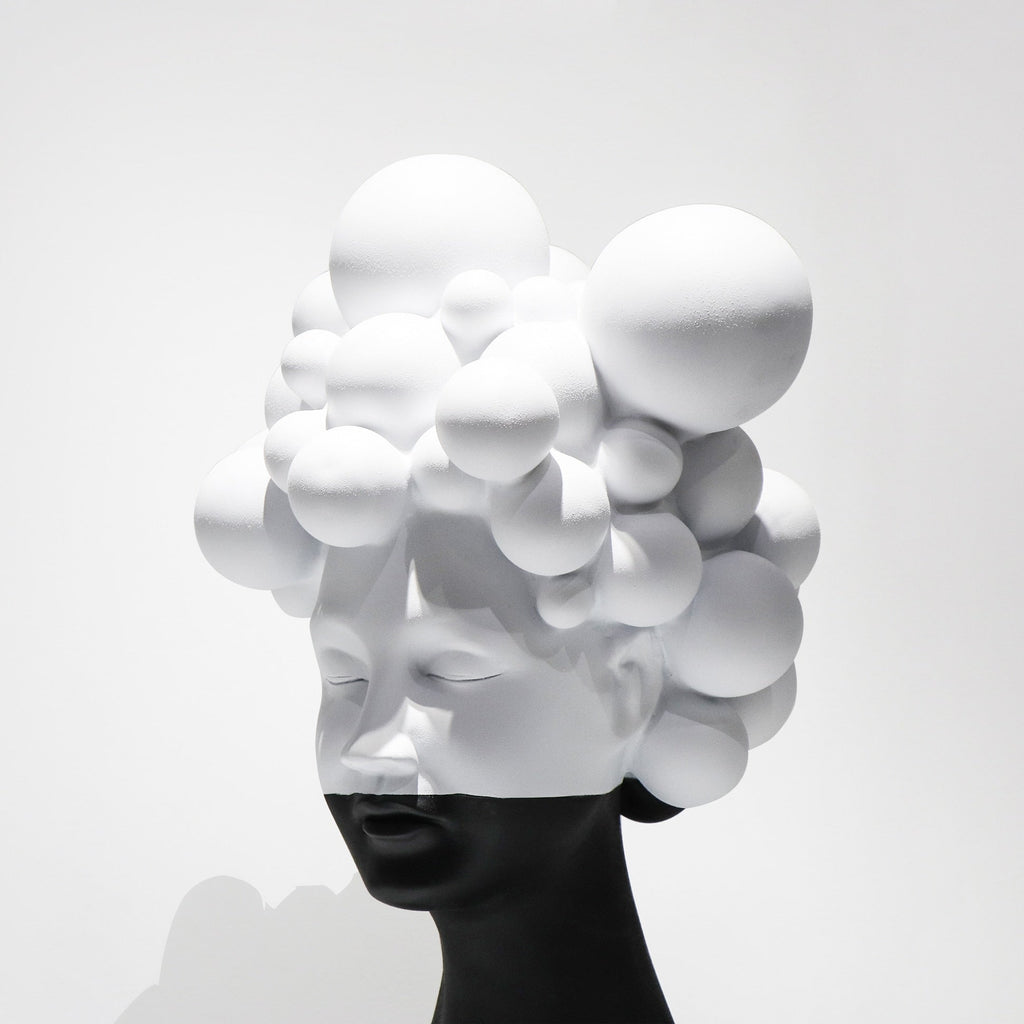 Abstract Resin Figure Sculpture
