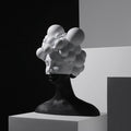 Abstract Resin Figure Sculpture