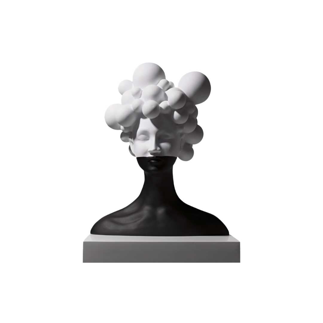 Abstract Resin Figure Sculpture