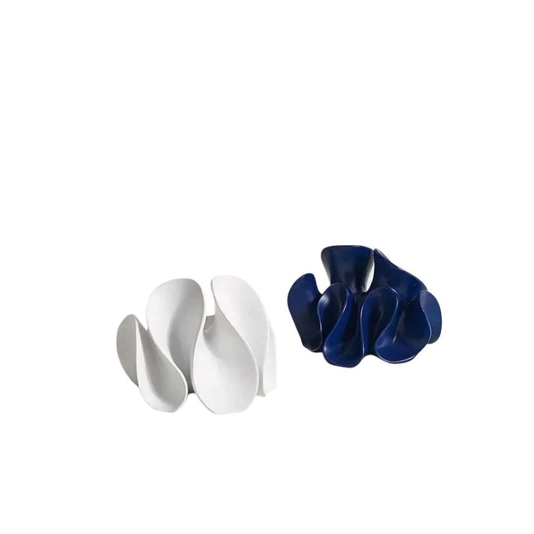 Matte Resin Petal Sculpture