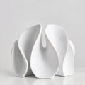 Matte Resin Petal Sculpture