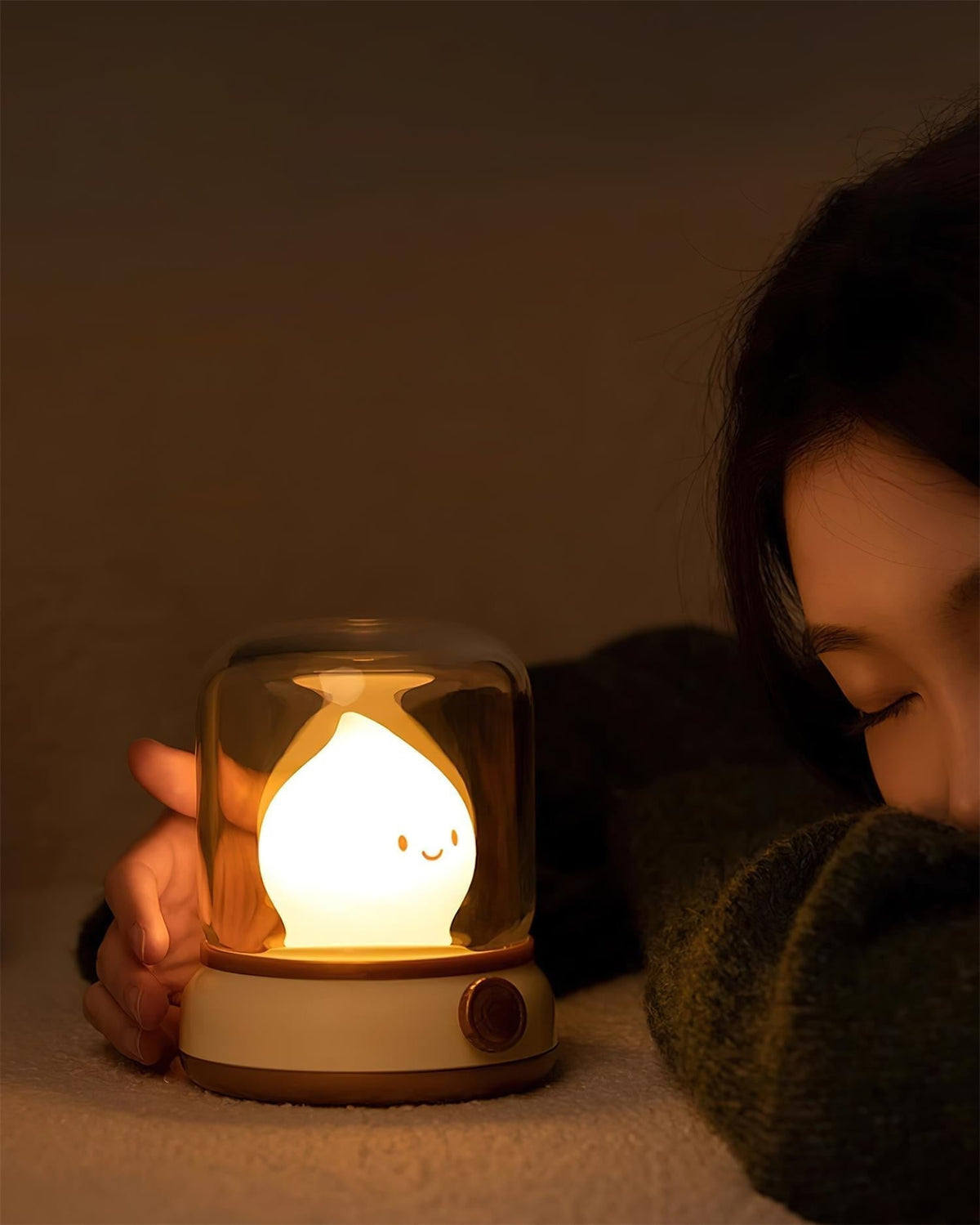 LED Flame-Effect Flameless Night Light