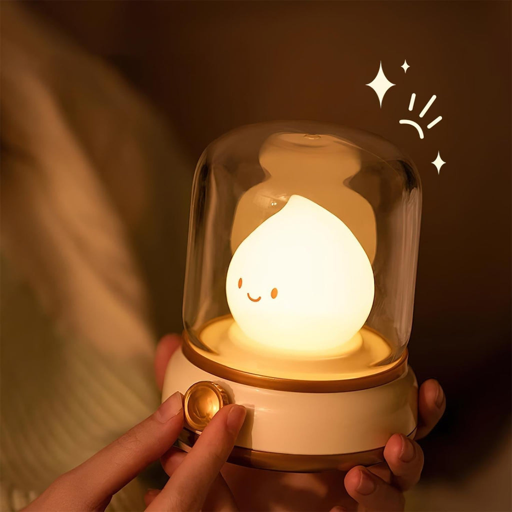 LED Flame-Effect Flameless Night Light