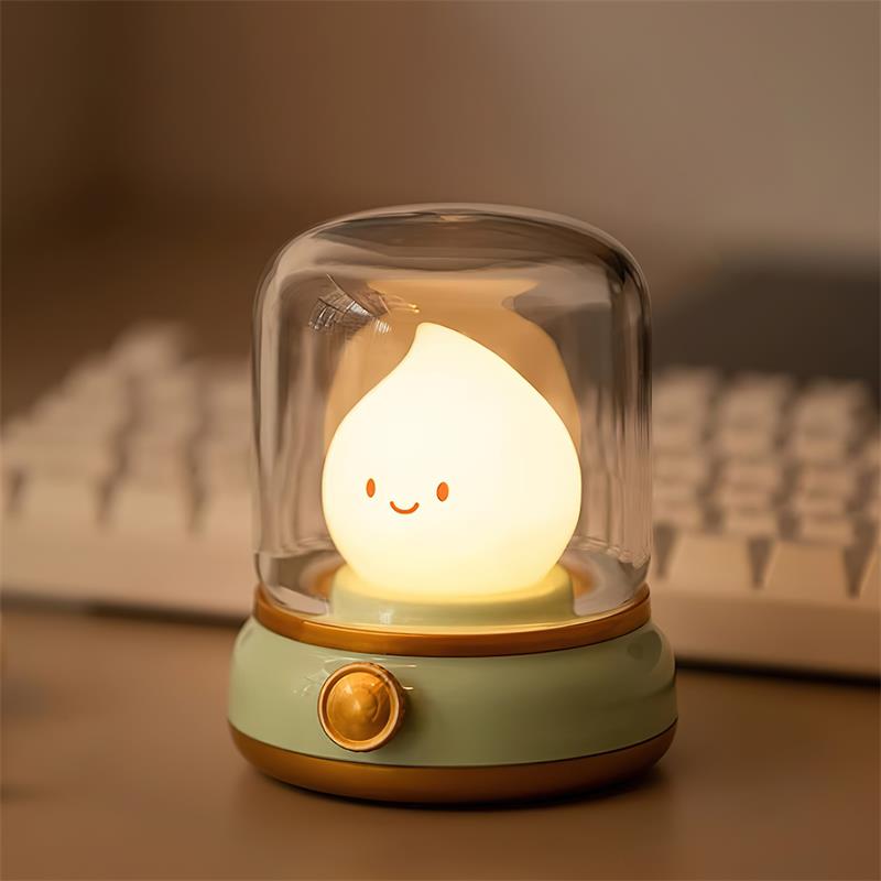 LED Flame-Effect Flameless Night Light