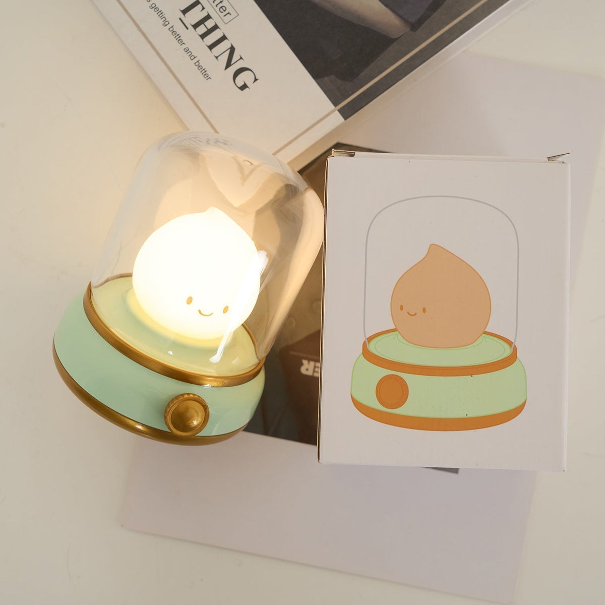 LED Flame Night Light with Flickering Effect