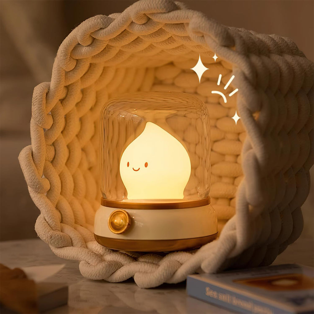LED Flame-Effect Flameless Night Light