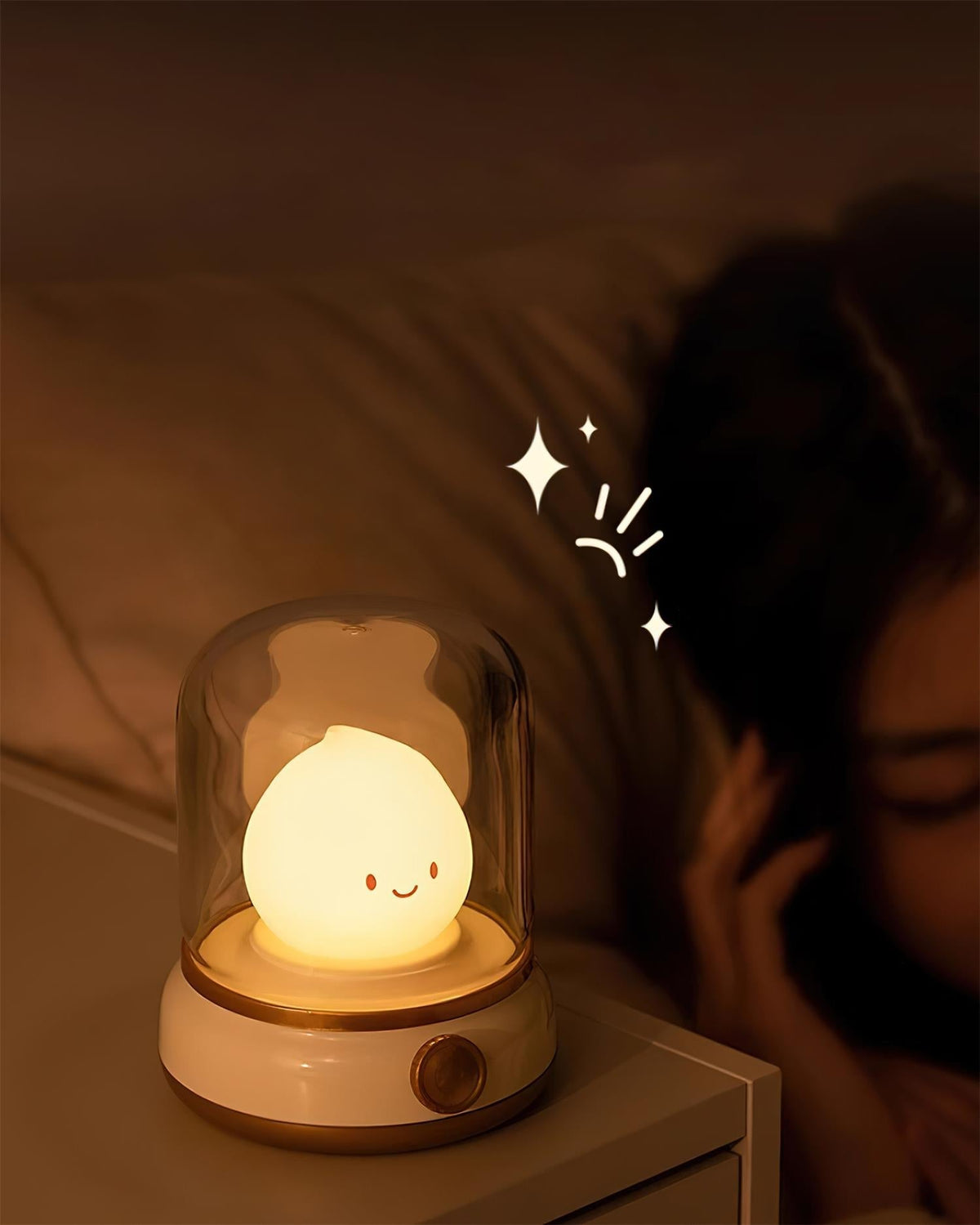 LED Flame-Effect Flameless Night Light