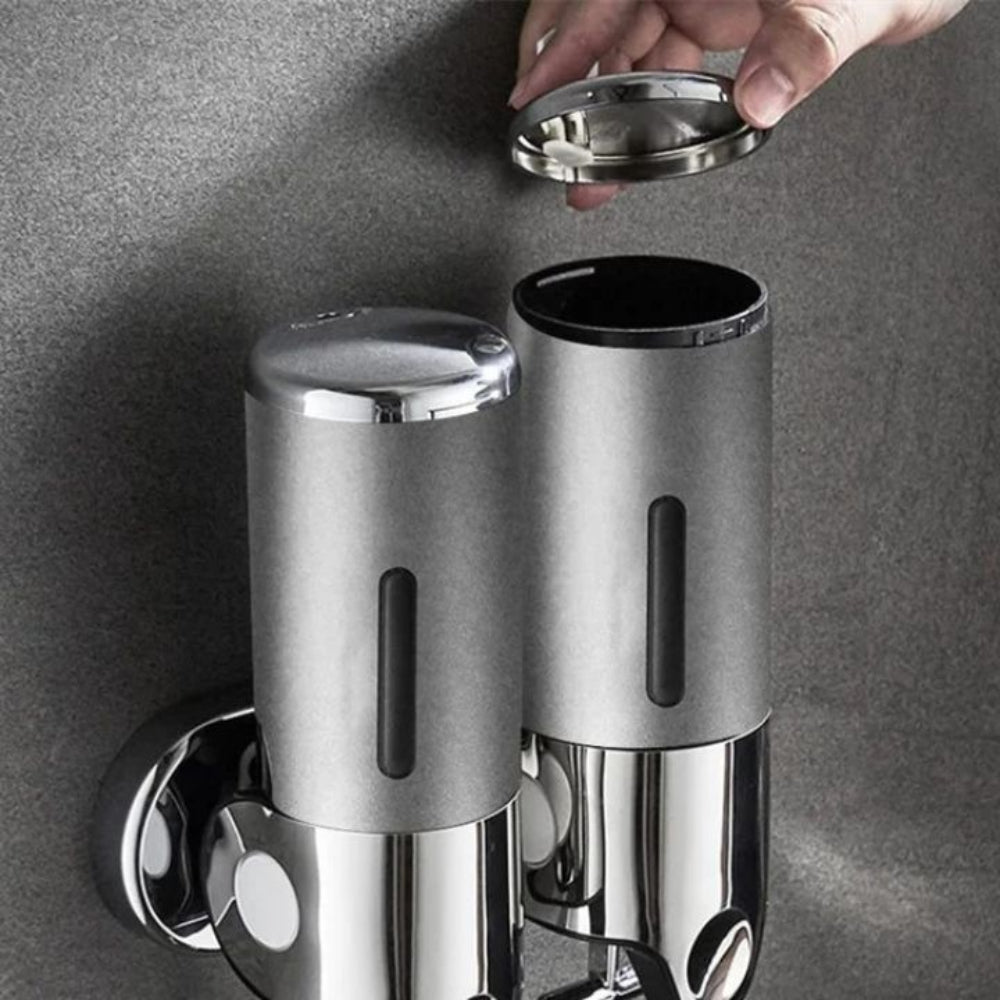 Wall-Mounted Push-Button Soap Dispenser, 500 mL
