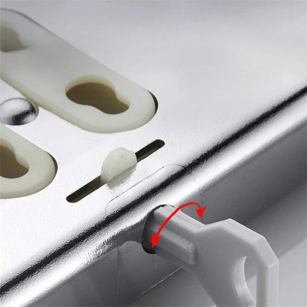 Wall-Mounted Push-Button Soap Dispenser, 500 mL