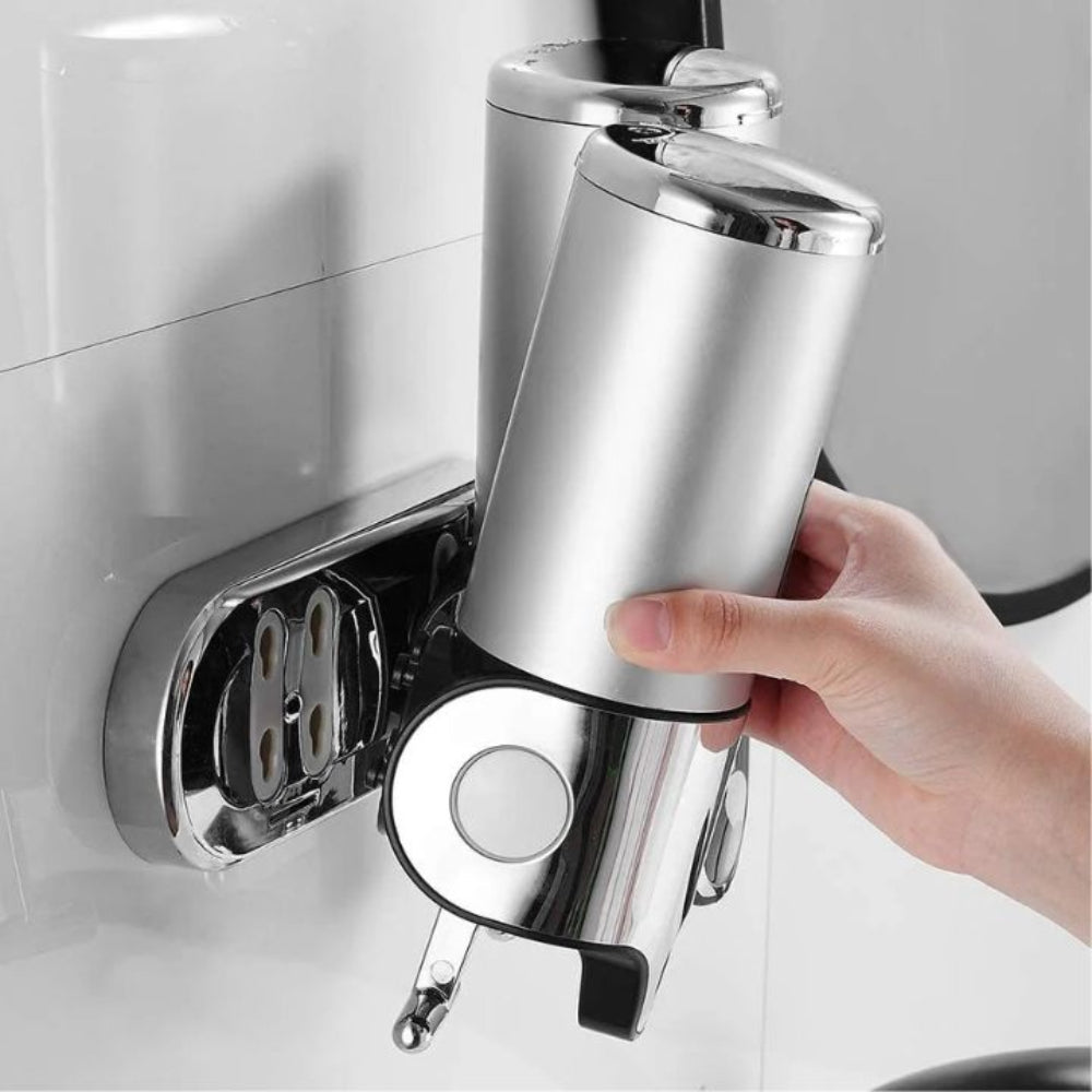 Wall-Mounted Push-Button Soap Dispenser, 500 mL