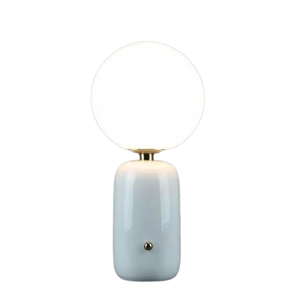 Spherical Table Lamp in Three Sizes and Finishes