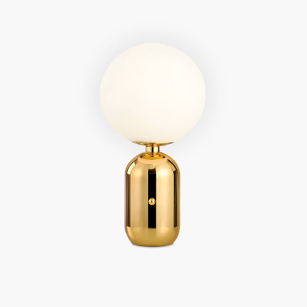 Spherical Table Lamp in Three Sizes and Finishes