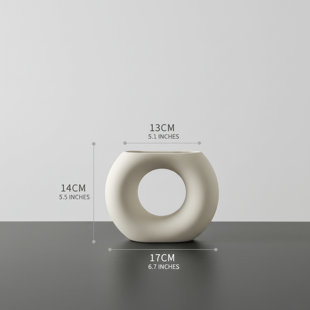 Scandinavian Matte Ceramic Vases in Nine Shapes