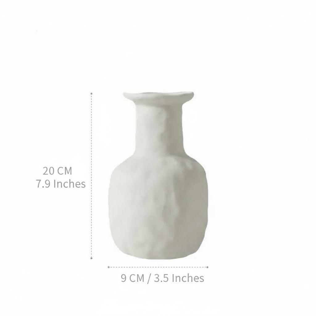 Scandinavian Matte Ceramic Vases in Nine Shapes
