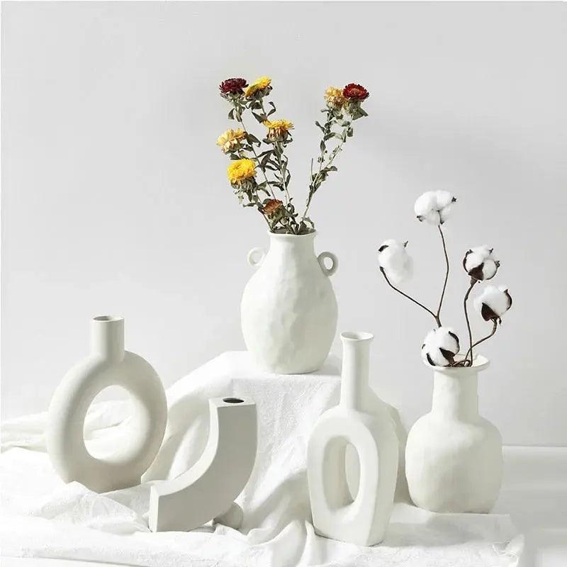 Scandinavian Matte Ceramic Vases in Nine Shapes
