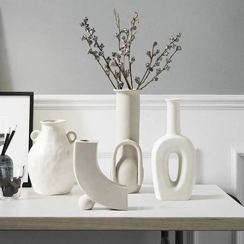 Scandinavian Matte Ceramic Vases in Nine Shapes