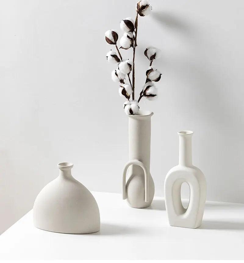 Scandinavian Matte Ceramic Vases in Nine Shapes